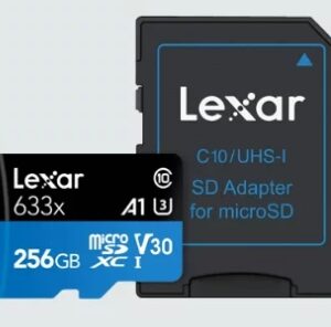 CARTE MEMOIRE 256GB LEXAR