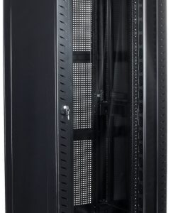 COFFRE INFORMATIQUE 42U 600*600*2000MM+2 ETAGER +ROULETTE AVEC PIED+VENTILATEUR*4