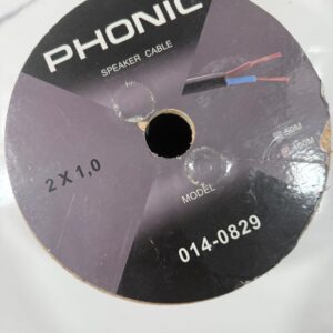 PHONIC SPEAKER CABLE 2 x 1,0 MODÉL 100M 014-0829