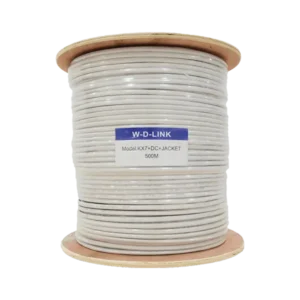 Câble coaxial KX7 avec alimentation et jacket 500m
