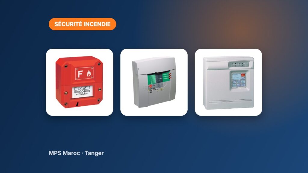 Bouton d’alarme incendie et centrales de détection incendie