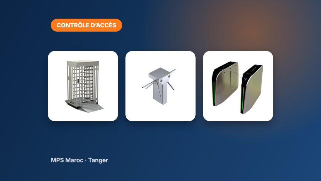 Tourniquet pleine hauteur, tourniquet tripode et portillons rapides