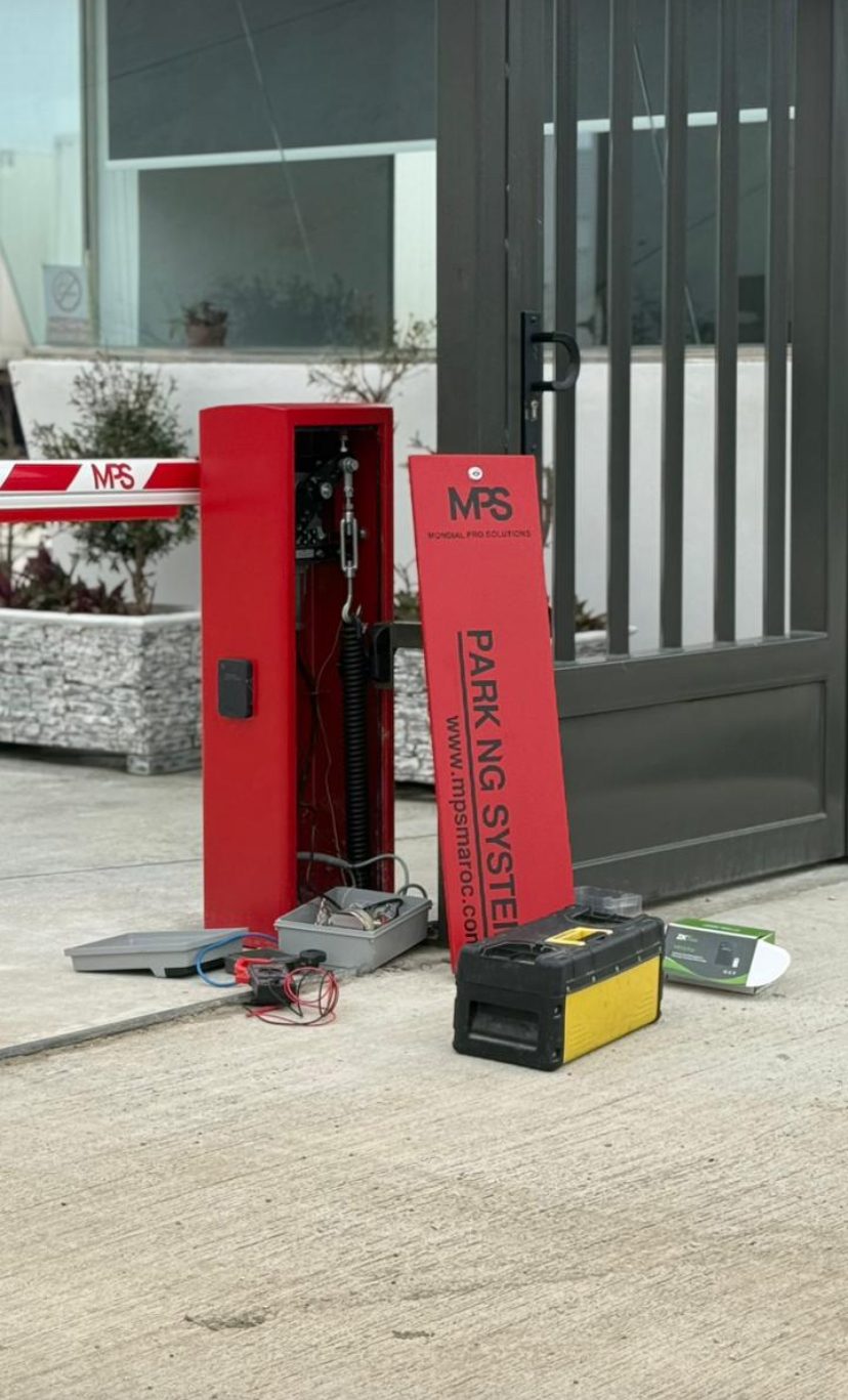 Installation d’une barrière levante - MPS Tanger