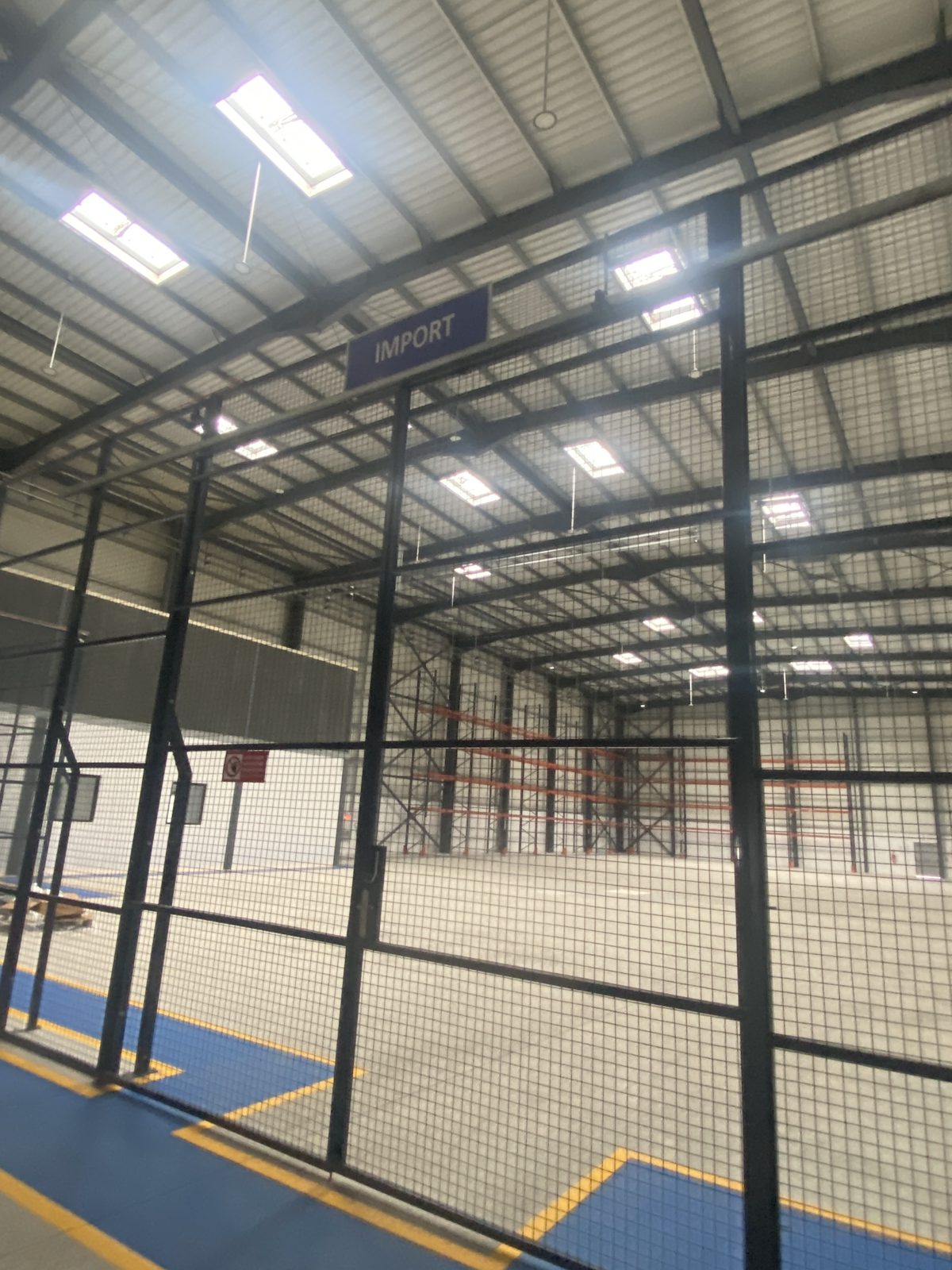 Installation d'une zone import sécurisée chez Interloder à Tanger