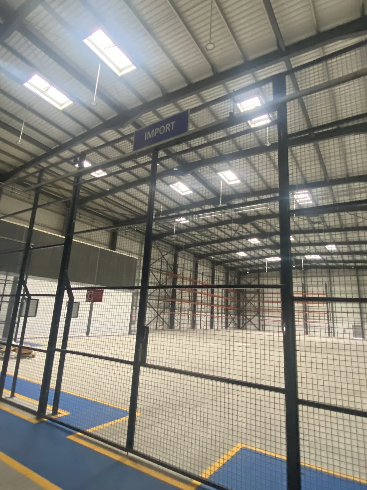 Installation d'une zone import sécurisée chez Interloder à Tanger