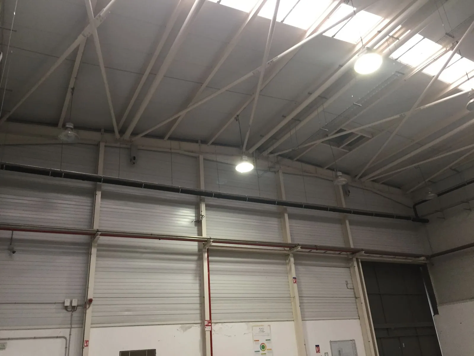 Caméra en hauteur dans l’usine - MPS