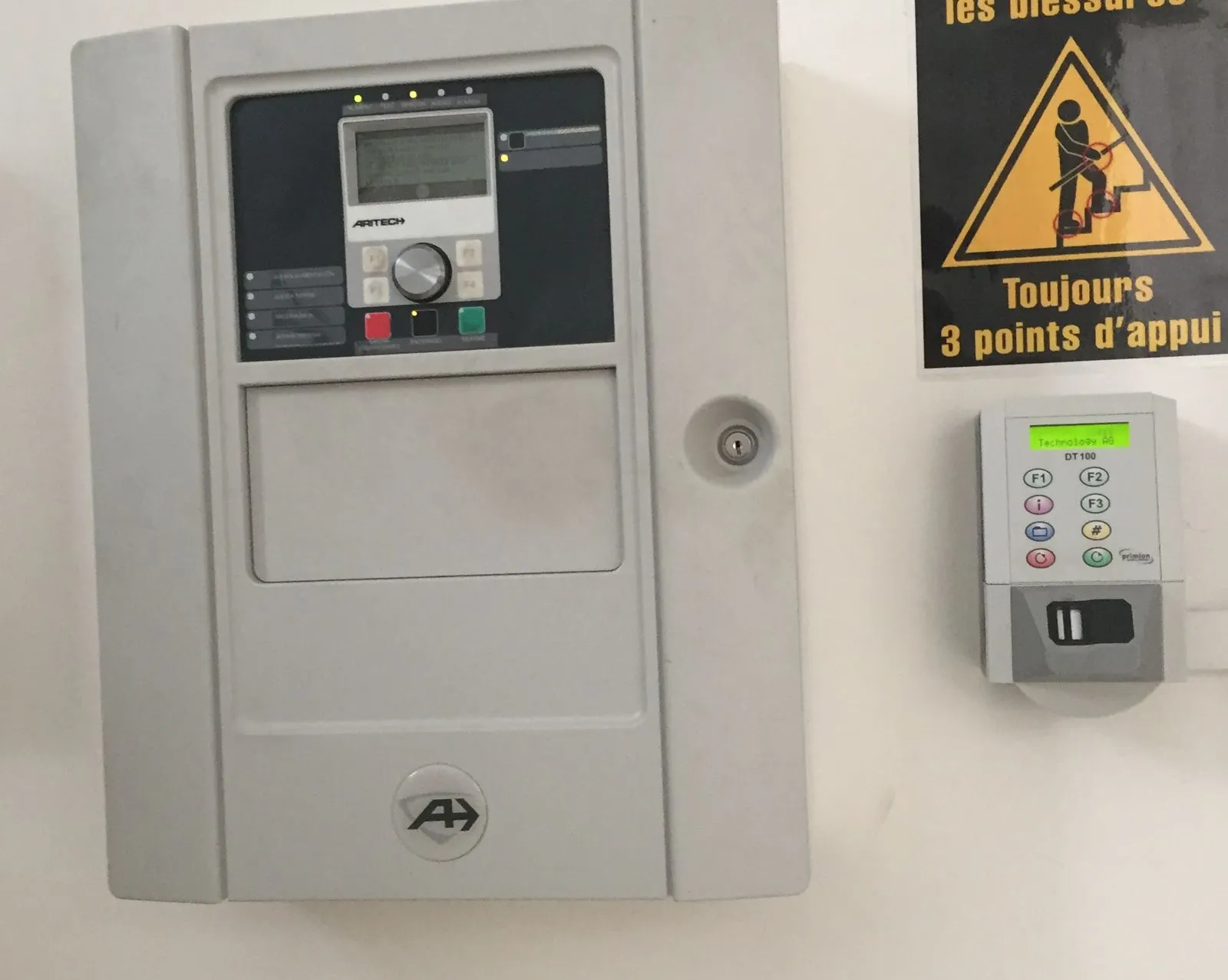 Centrale incendie et pointeuse - MPS